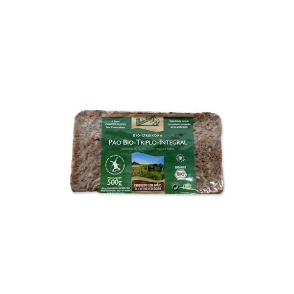 PAO MEIER 500G BIO TRIPLO CENTEIO, TRIGO, AVEIA